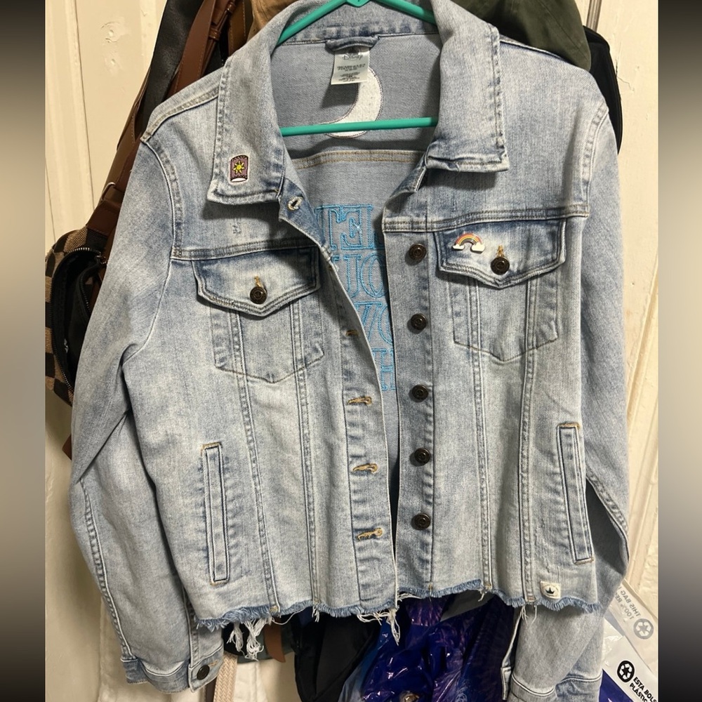Disney rapunzel denim jacket